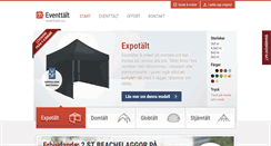 Desktop Screenshot of eventtalt.nu